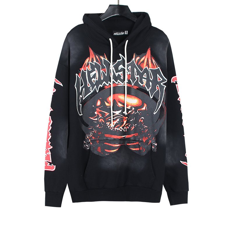 Hellstar Fiery Star Graphic Pullover Hoodie — hero