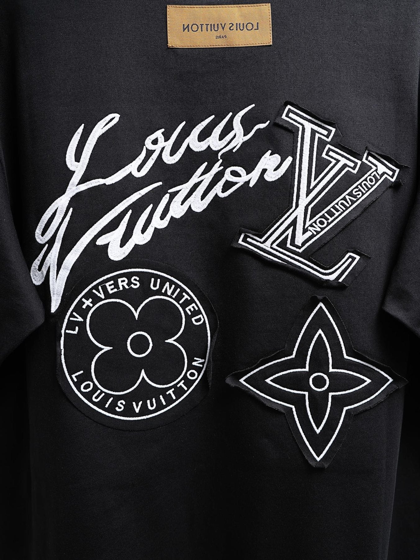 Louis Vuitton*LV Clover Patch Back Graphic T-Shirt — detail