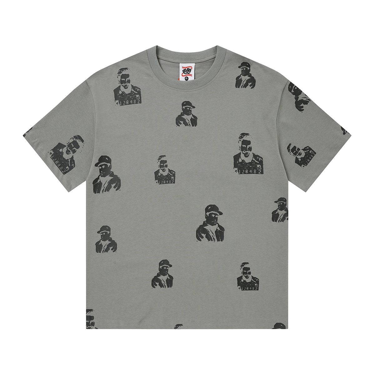 ASAALL All-Over Portrait Graphic Short-Sleeve T-Shirt — front