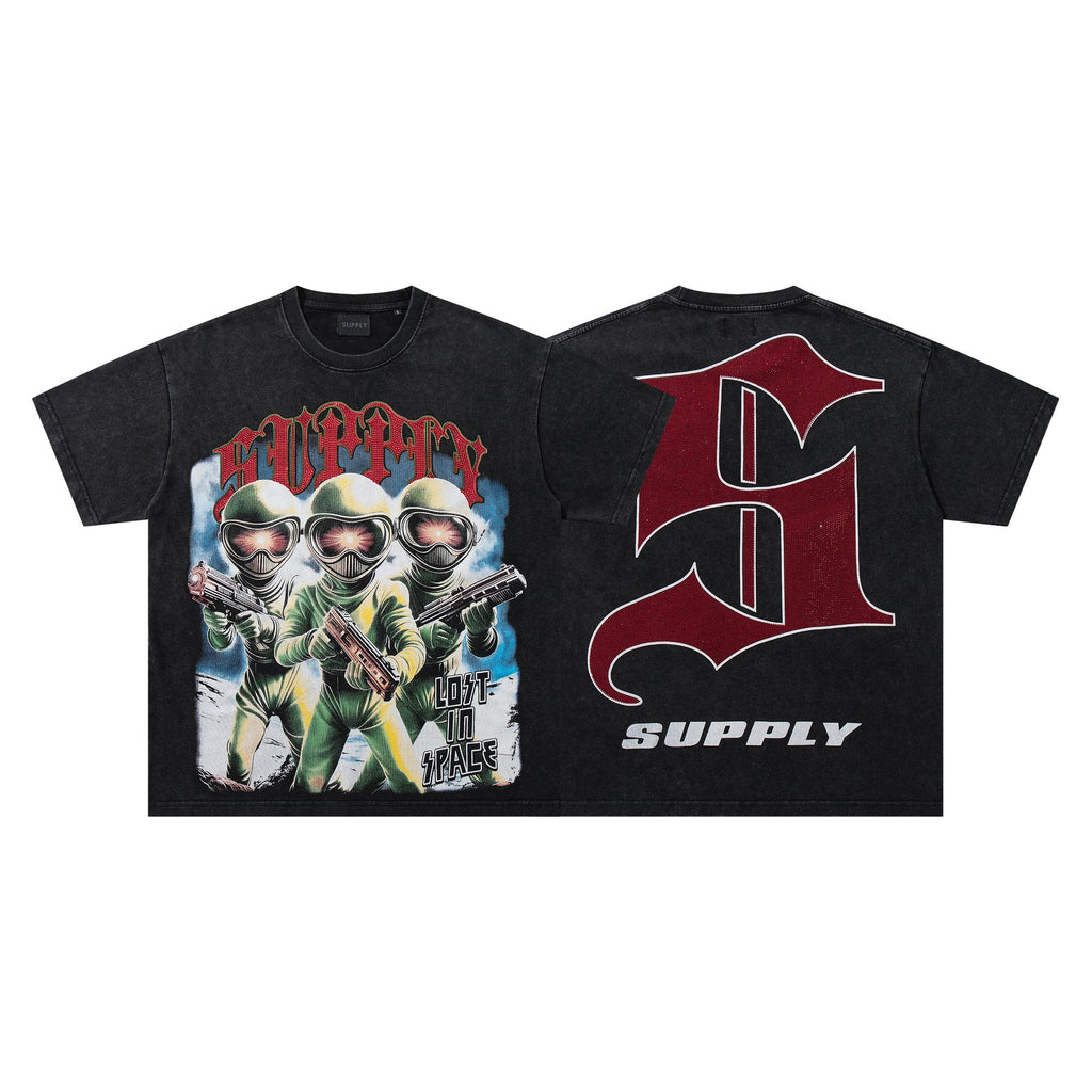 SUPPLY TEE Astronaut Graphic Short-Sleeve T-Shirt — hero