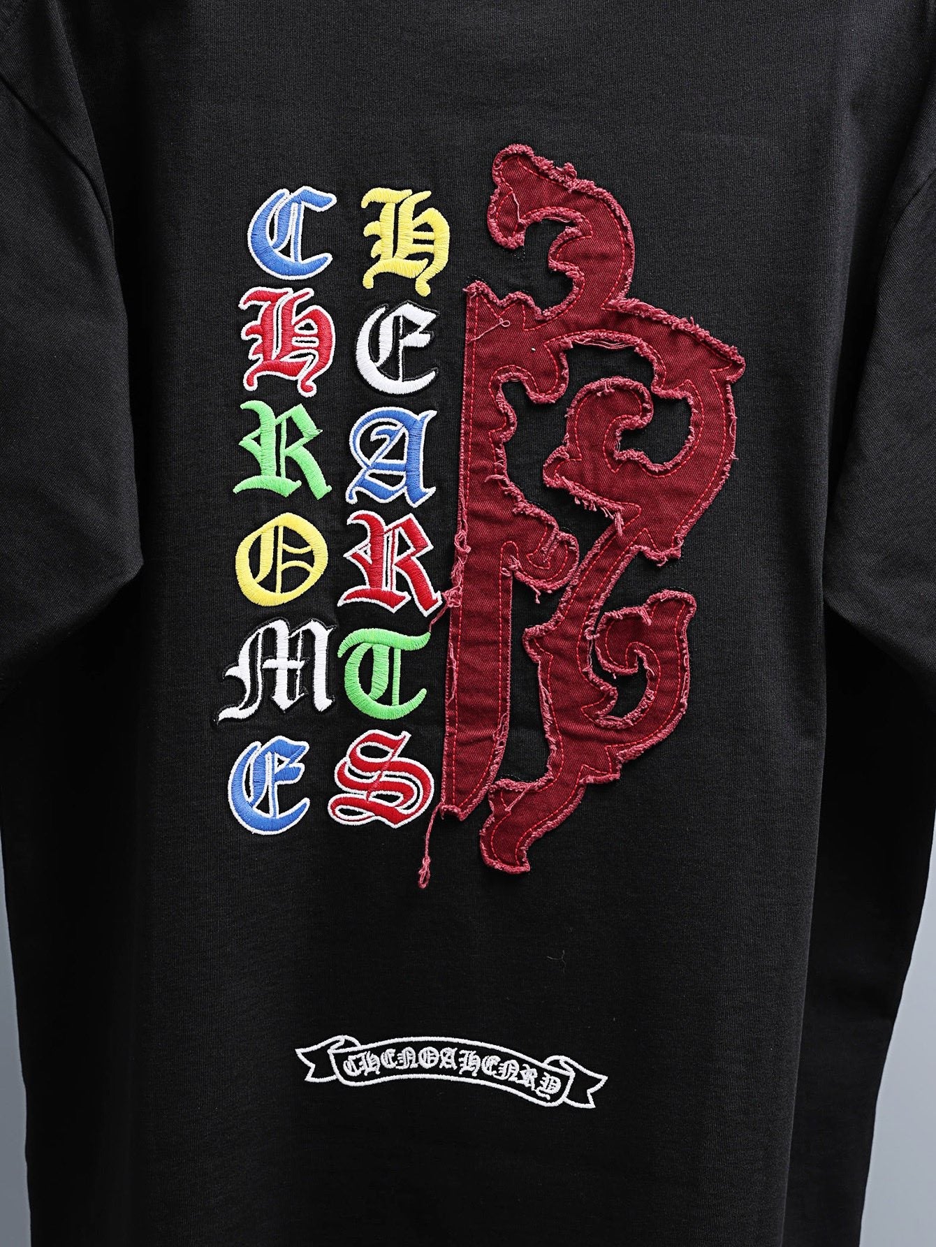 Chrome Hearts Multicolor Cross Graphic T-Shirt — detail