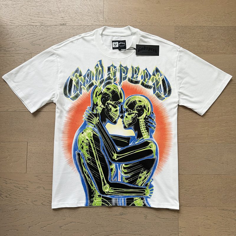 Godspeed Out of Many, One Skeleton Graphic T-Shirt — hero