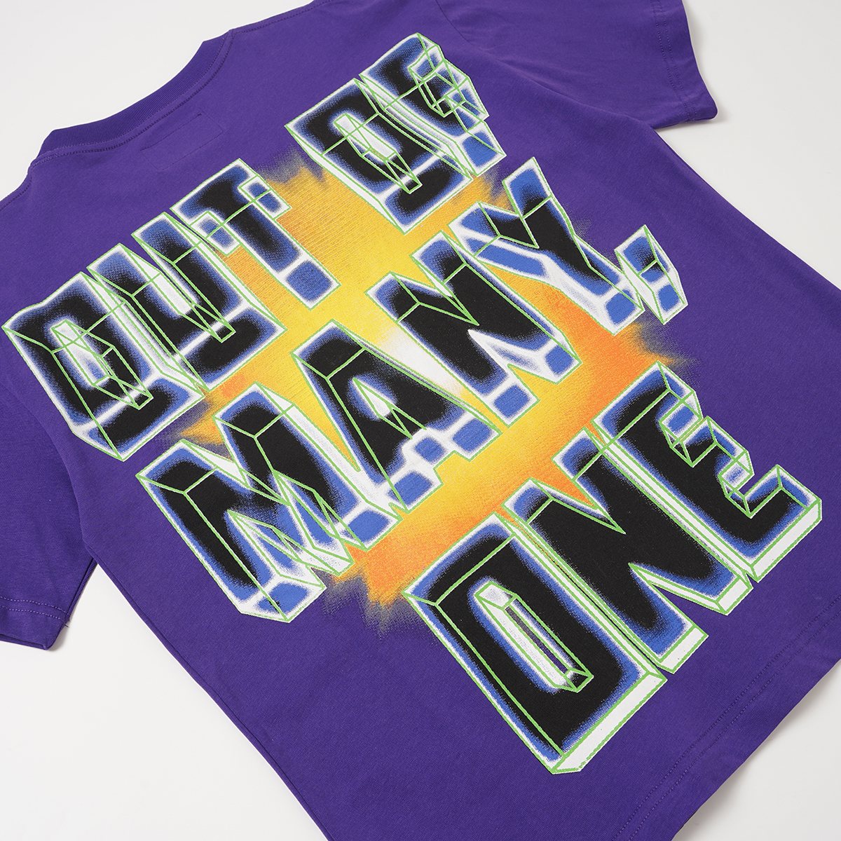 Godspeed Out of Many, One Skeleton Graphic T-Shirt — detail
