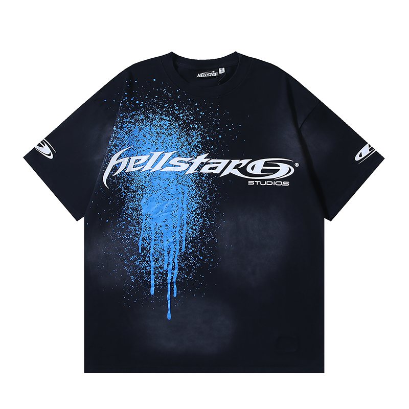 Hellstar Oval Studios Splatter Graphic T-Shirt — front