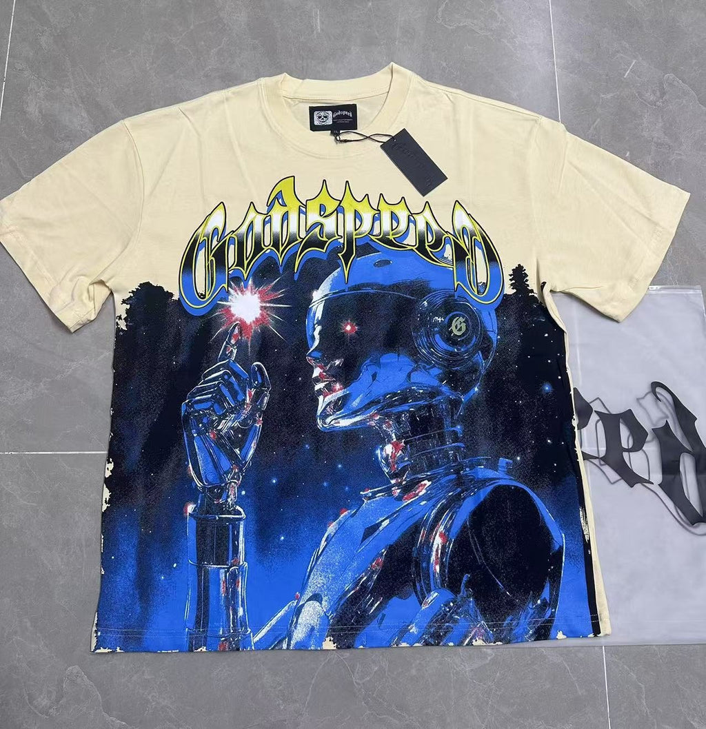 Godspeed Robot Graphic Short-Sleeve T-Shirt — front