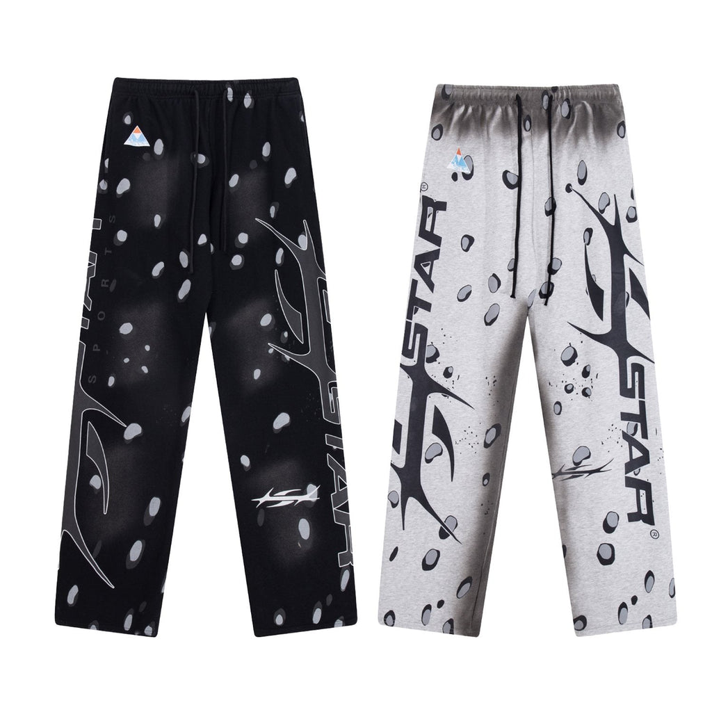 Hellstar 816 Splatter Graphic Sweatpants — comparison