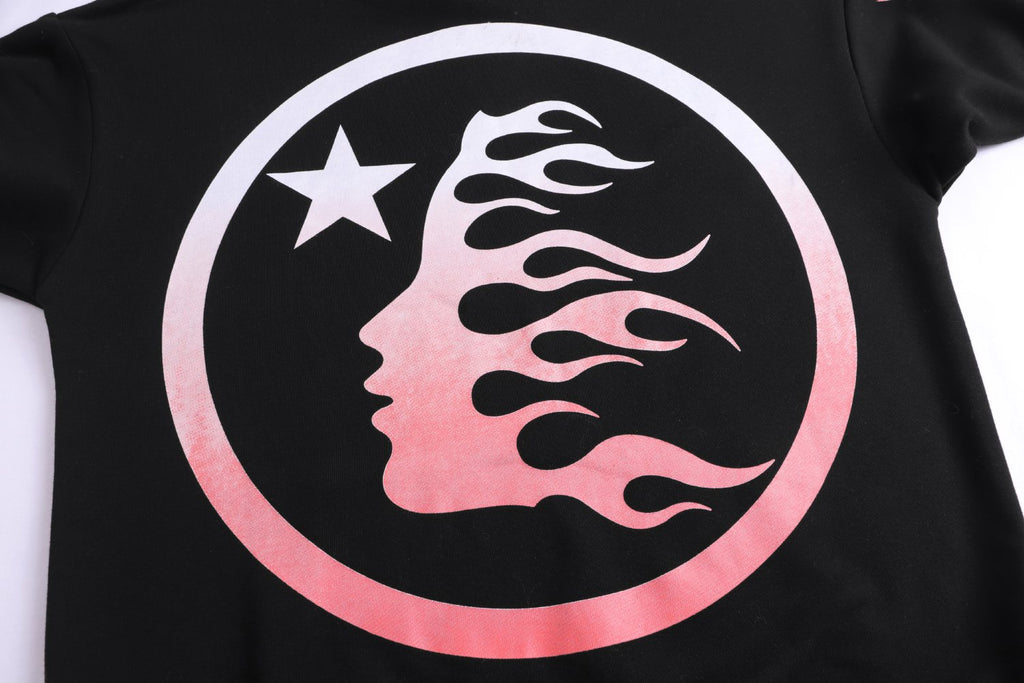 Hellstar G.A.B.O.S Flame Graphic Hoodie & Pants Set — detail