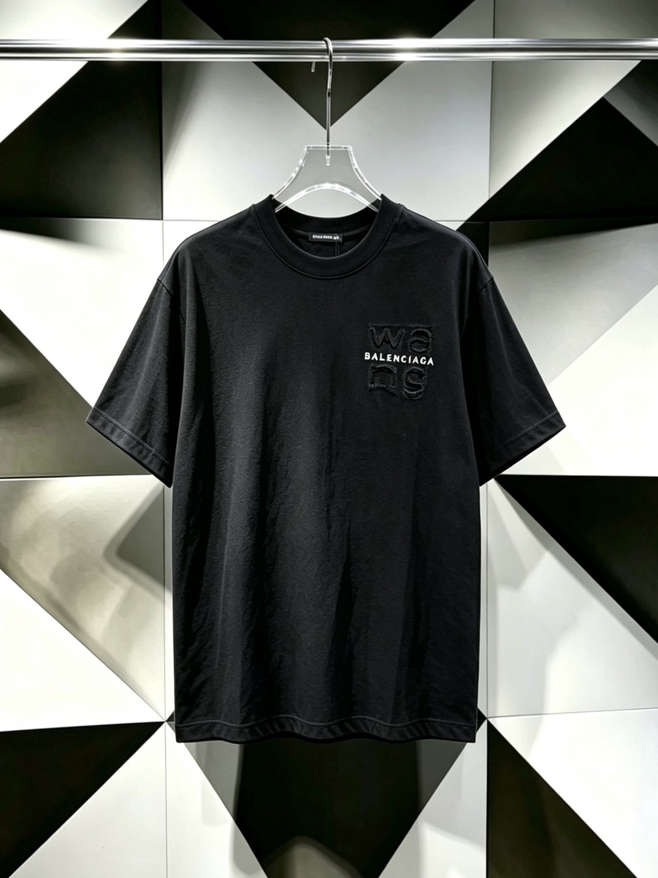 Balenciaga Multi-Logo Back Graphic T-Shirt — hero