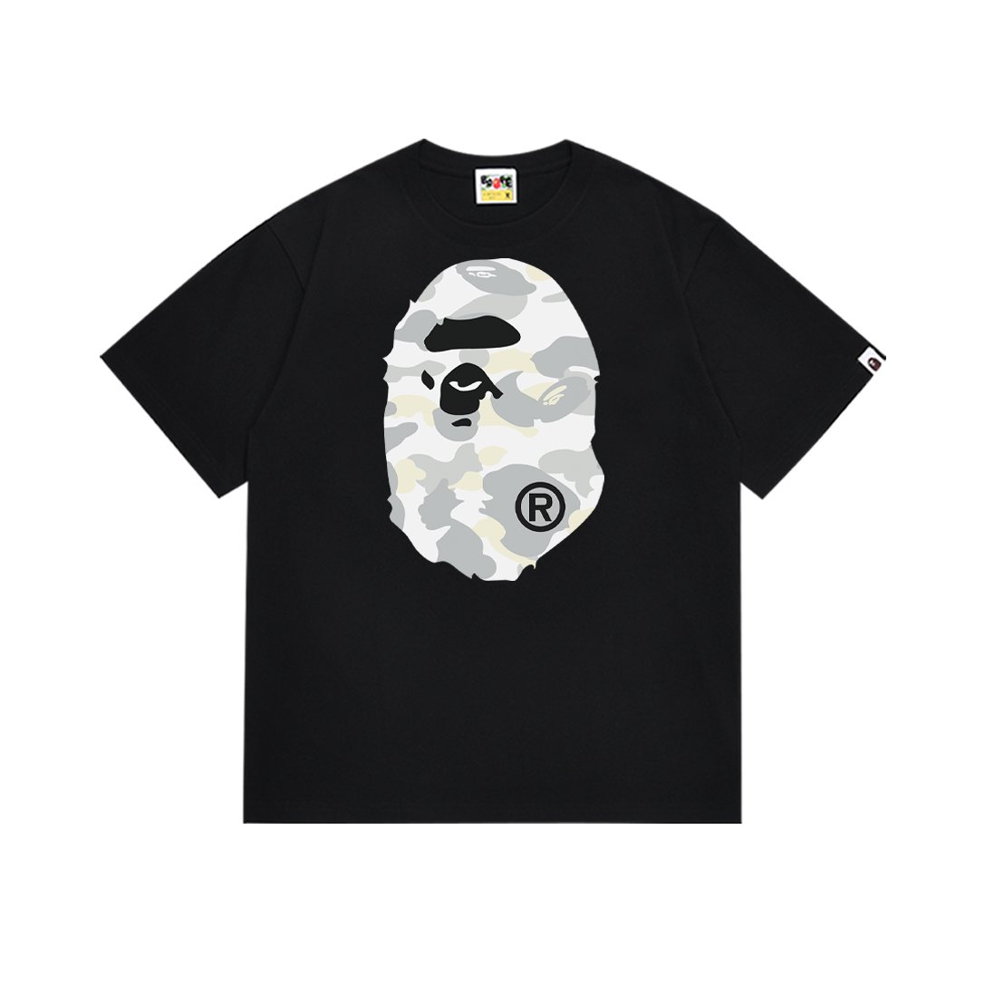 BAPE Camo Ape Face Graphic T-Shirt — hero