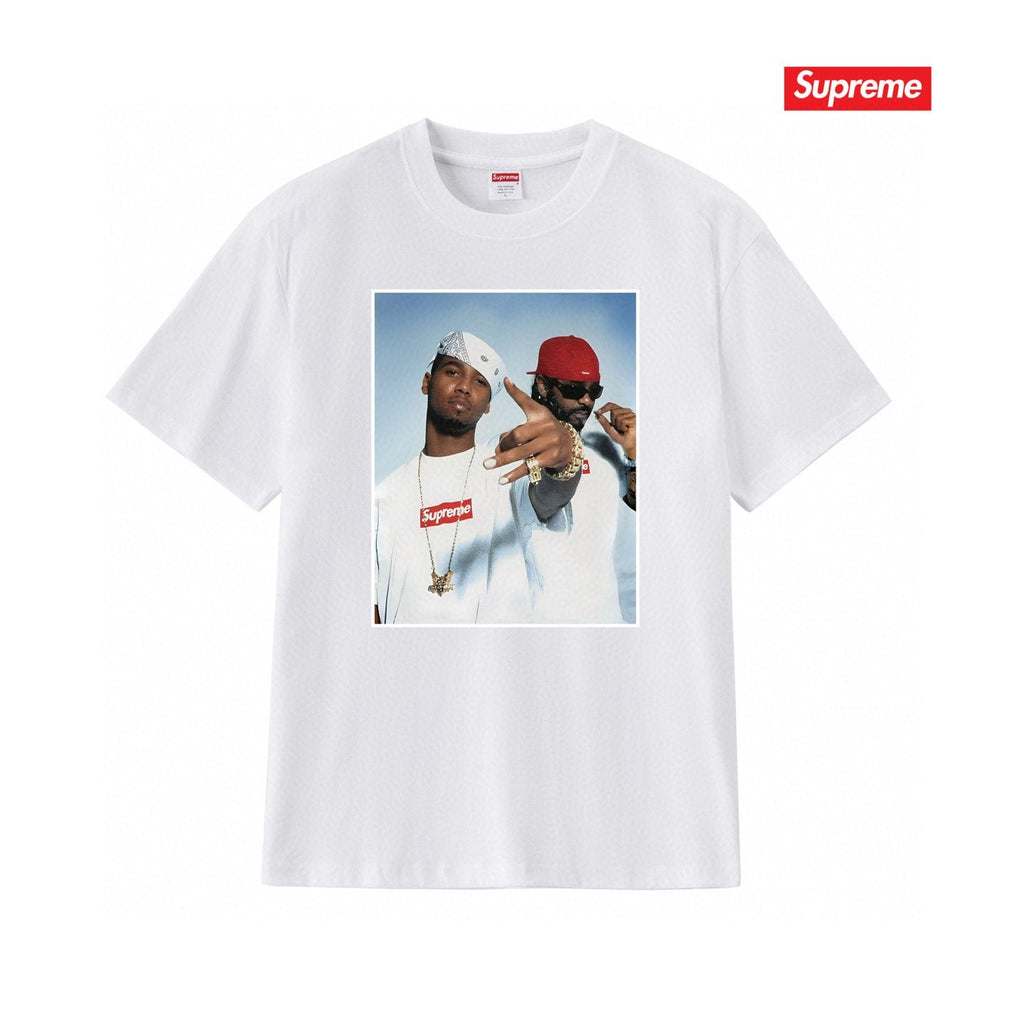 Supreme Two-Person Photo Graphic T-Shirt — front