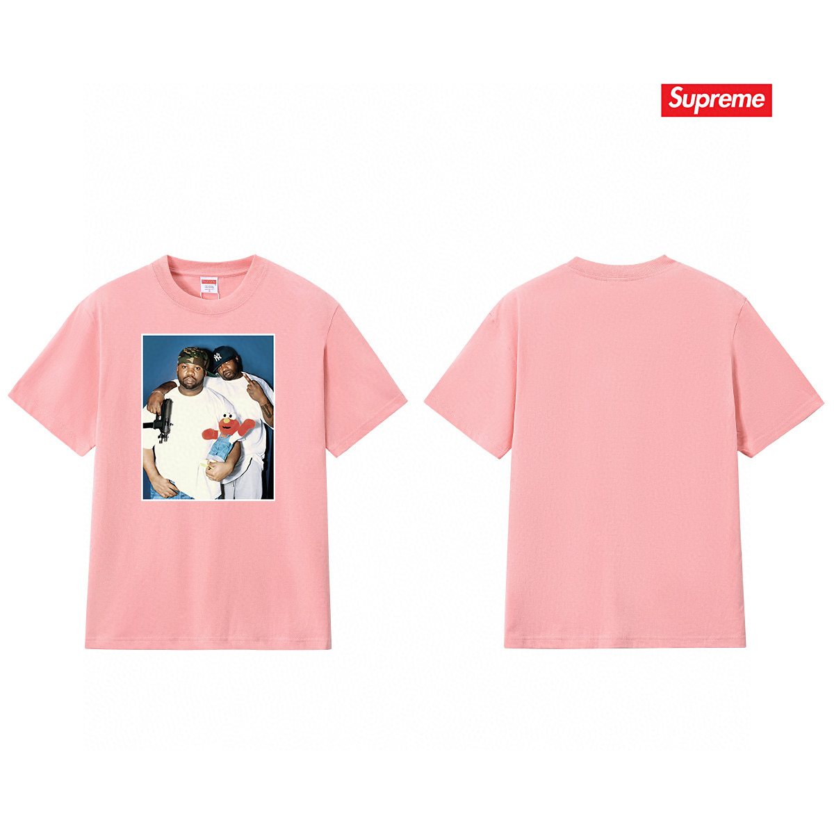 Supreme Two-Person Photo Graphic T-Shirt — front