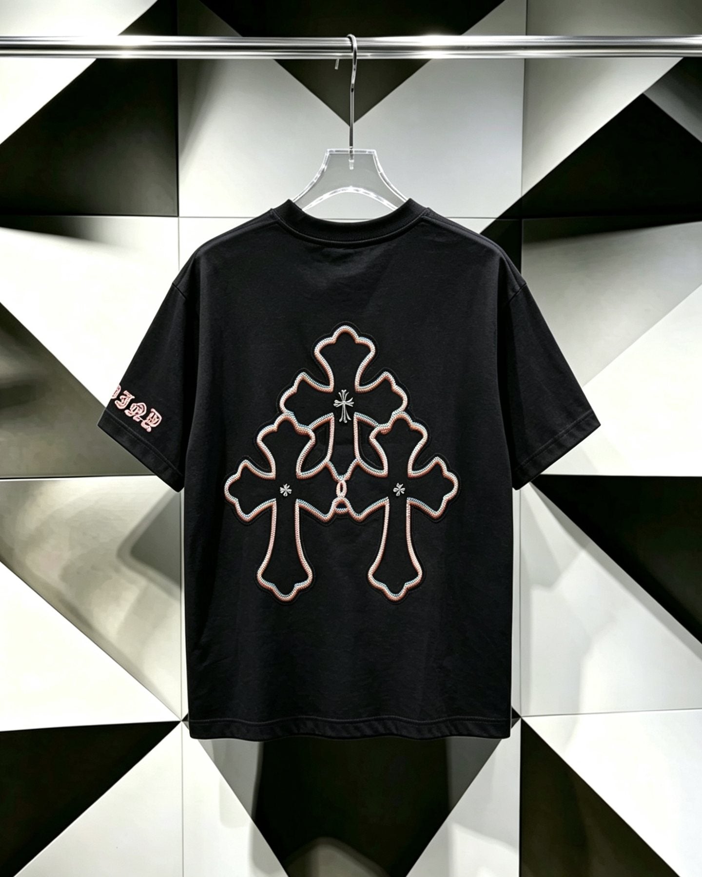Chrome Hearts Clustered Cross Graphic T-Shirt — back