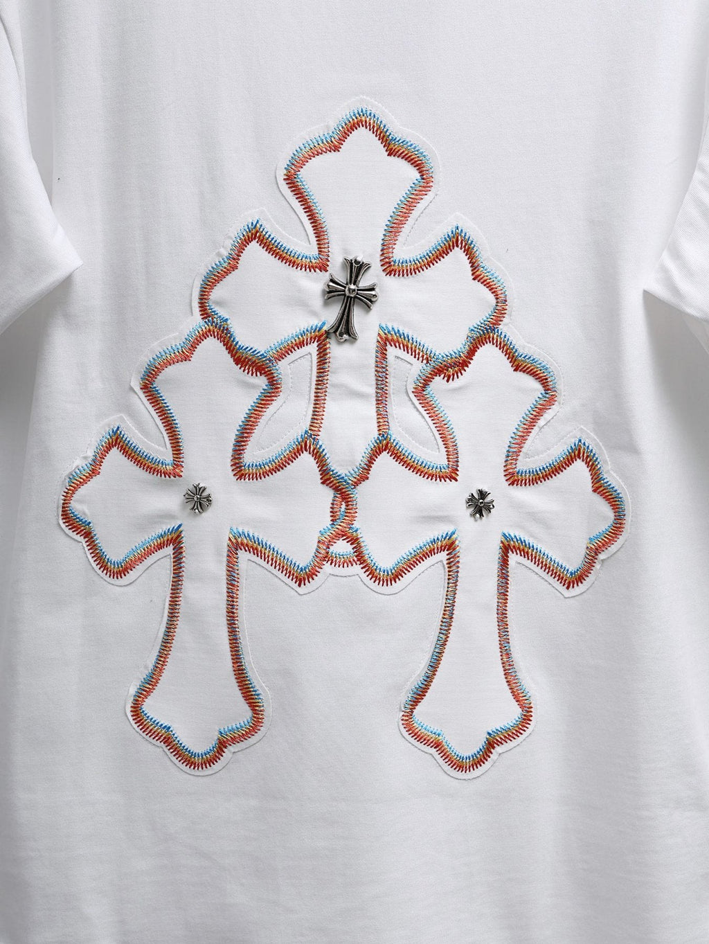 Chrome Hearts Clustered Cross Graphic T-Shirt — detail