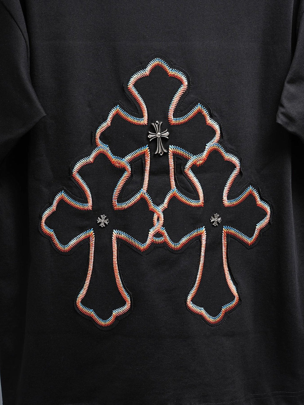 Chrome Hearts Clustered Cross Graphic T-Shirt — detail