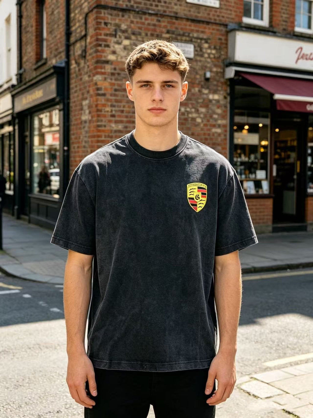Godspeed Motorsport Collage Graphic T-Shirt — front