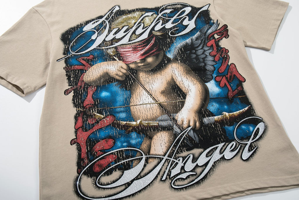 SUPPLY TEE Angel Graphic Short-Sleeve T-Shirt — front