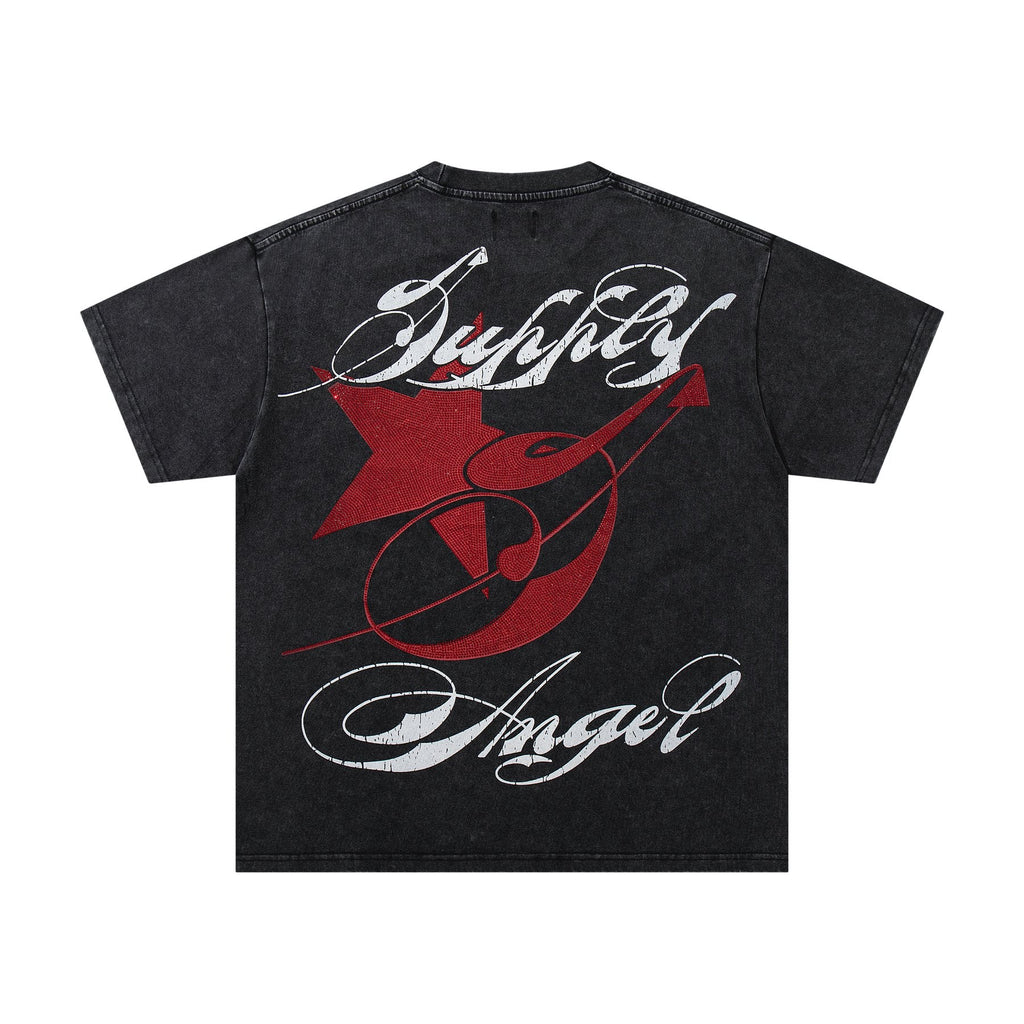 SUPPLY TEE Angel Graphic Short-Sleeve T-Shirt — back