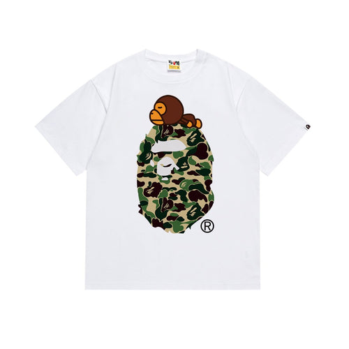 BAPE Camo Head Graphic Short-Sleeve T-Shirt — front