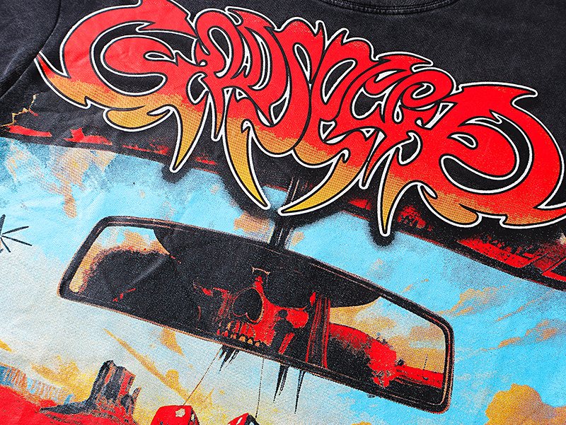Godspeed Road Cockpit Graphic T-Shirt — detail