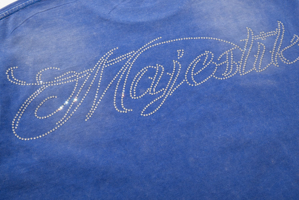 MAJESTIK Skeleton Driver Graphic T-Shirt — detail