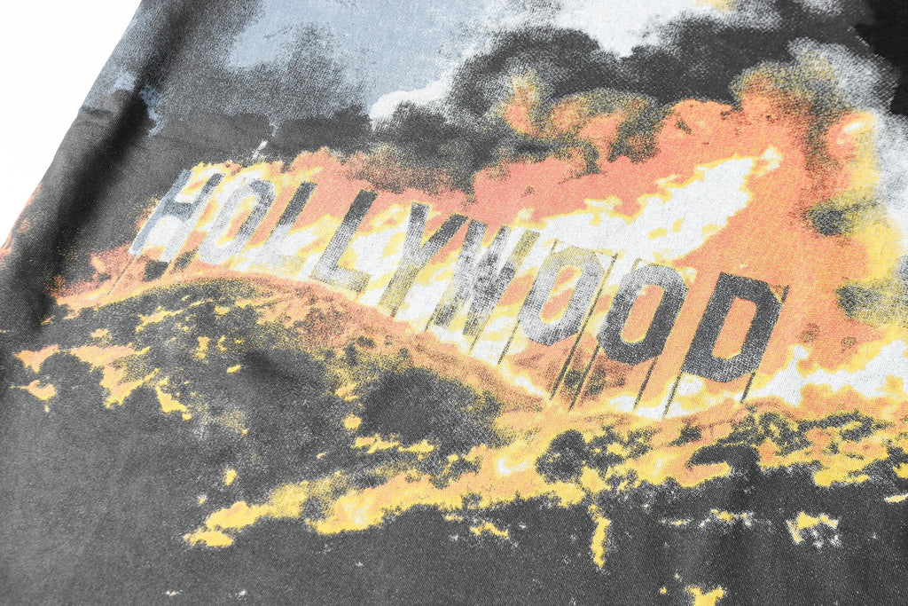 Godspeed Hollywood Fire Graphic T-Shirt — detail