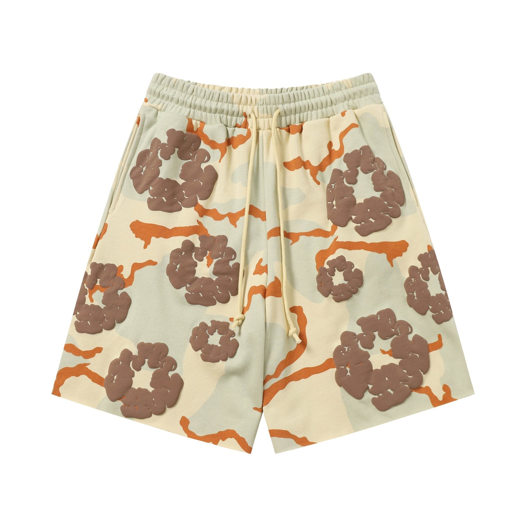 DENIM TEARS Cotton Flower Camo Short-Sleeve Set — front