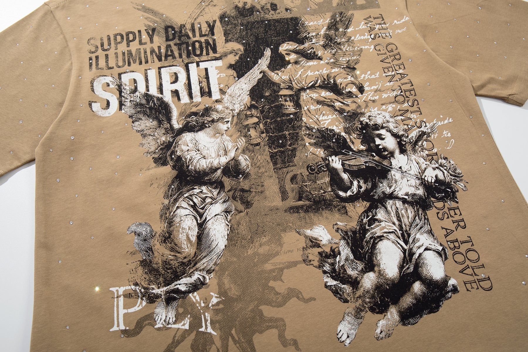 SUPPLY TEE Spirit Angel Embellished Graphic T-Shirt — detail