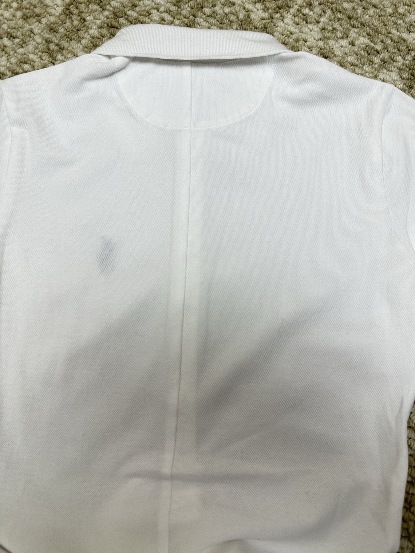 Test2-Ralph Lauren White Tie-Waist Polo Dress — detail
