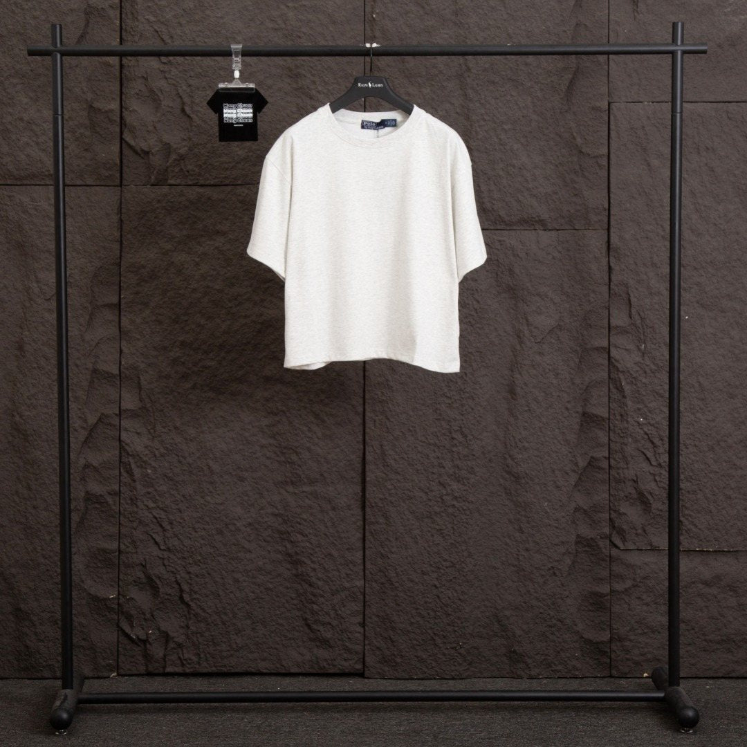 Test2-Ralph Lauren Embroidered Pony Oversized Drop-Shoulder T-Shirt — front