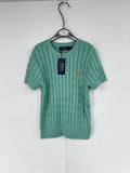Test2-Ralph Lauren Women's Cable-Knit Short-Sleeve Top — hero