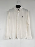 Test2-Ralph Lauren Ivory White Linen Long-Sleeve Shirt — hero