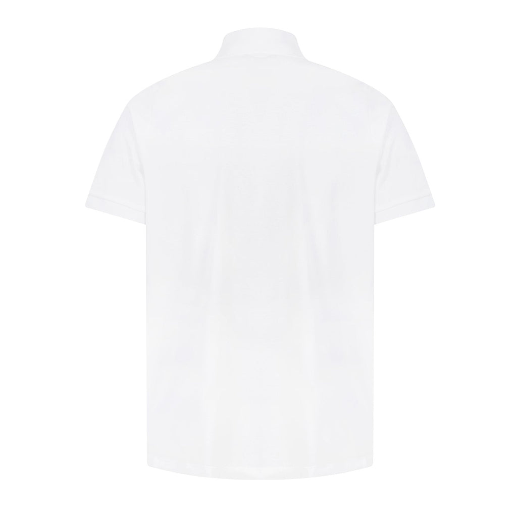 Test2-Ralph Lauren Three-Button Short-Sleeve Polo Shirt — back
