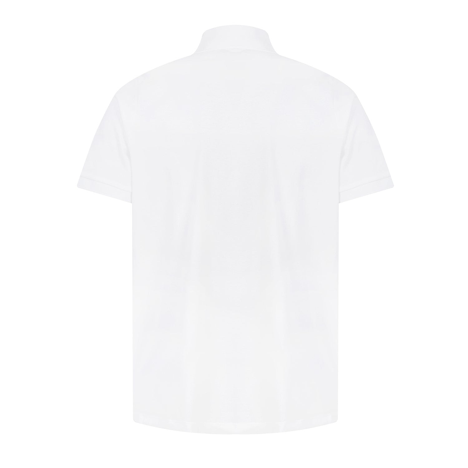 Test2-Ralph Lauren Three-Button Short-Sleeve Polo Shirt — back