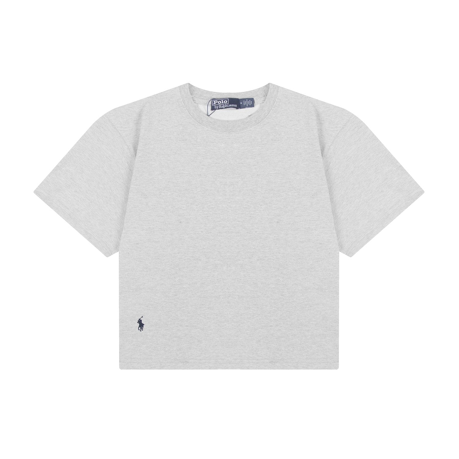 Test2-Ralph Lauren Women's Oversized Drop-Shoulder Pony Embroidered T-Shirt — front