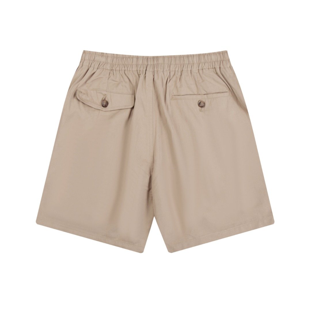 Test2-Ralph Lauren Drawstring Cotton Shorts — back