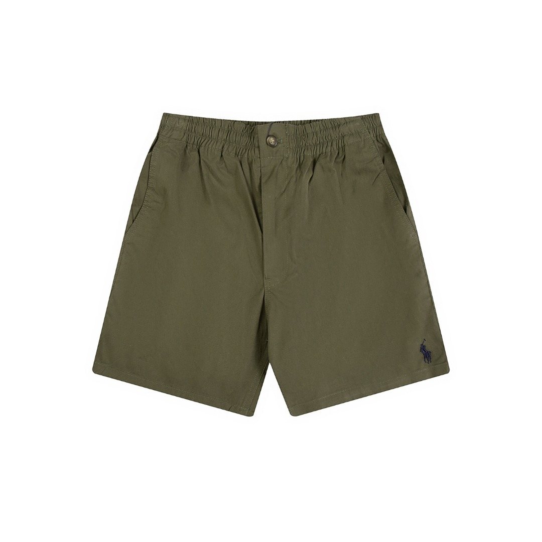 Test2-Ralph Lauren Drawstring Cotton Shorts — front
