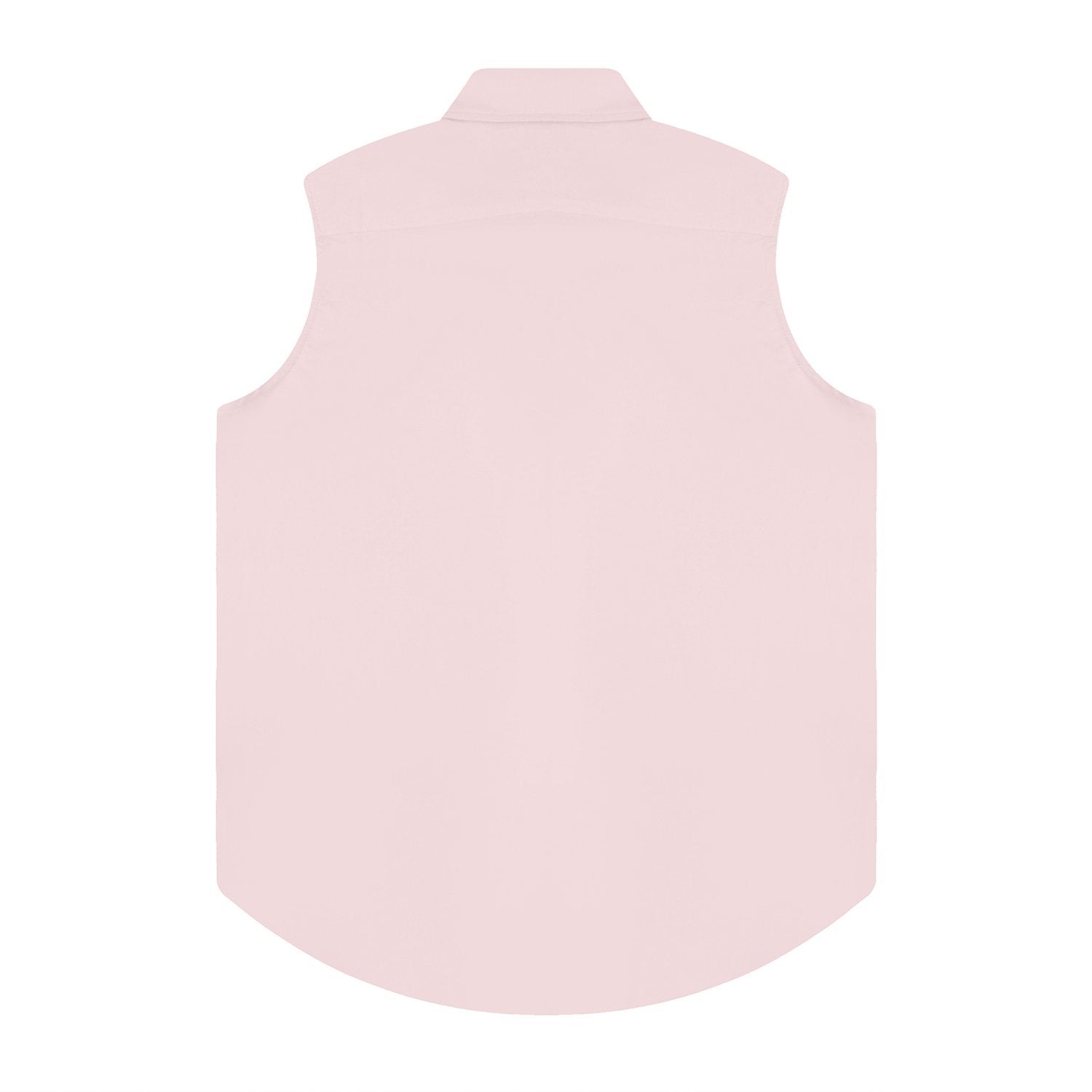 Test2-Ralph Lauren Sleeveless Oxford Button-Front Shirt — back