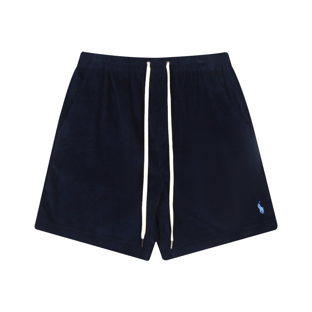 Test2-Ralph Lauren Cotton Corduroy Drawstring Shorts — front