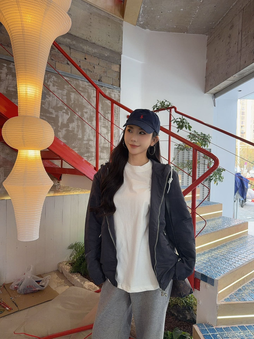 Test2-Ralph Lauren Embroidered Pony Hooded Jacket — hero