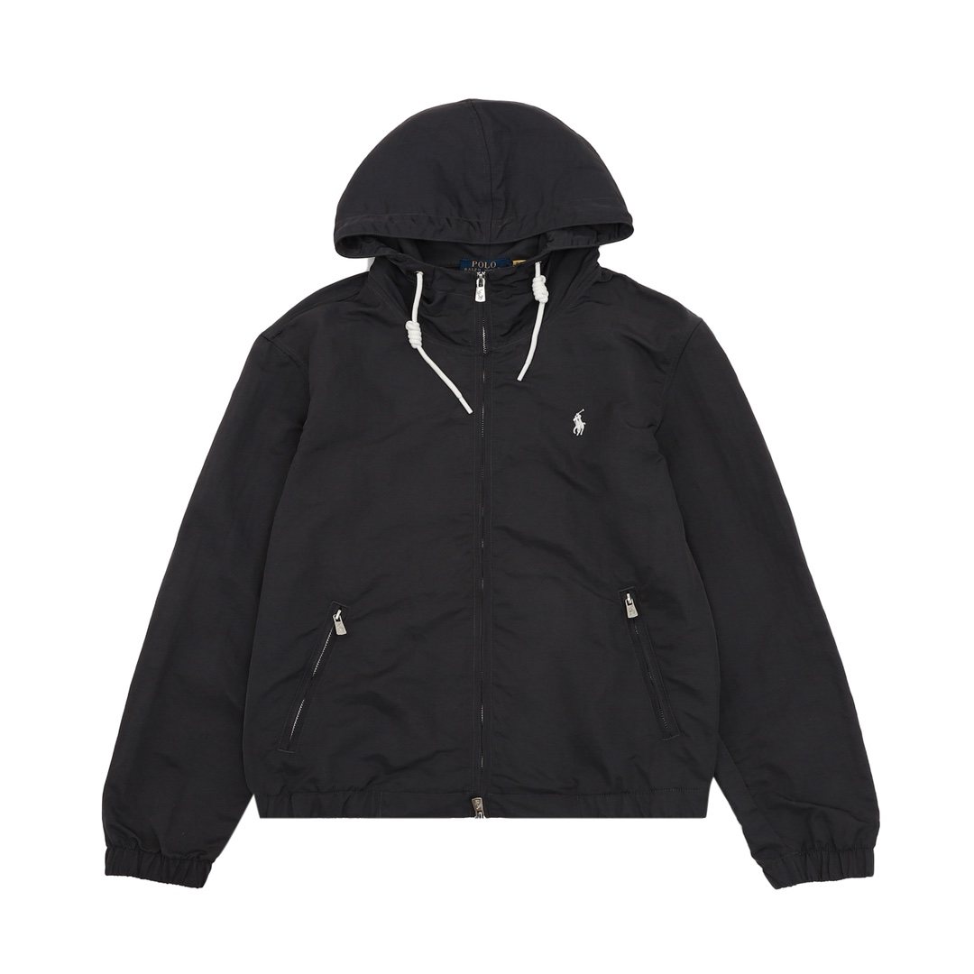 Test2-Ralph Lauren Embroidered Pony Hooded Jacket — front