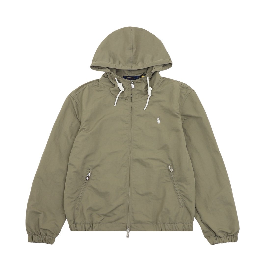 Test2-Ralph Lauren Embroidered Pony Hooded Jacket — front