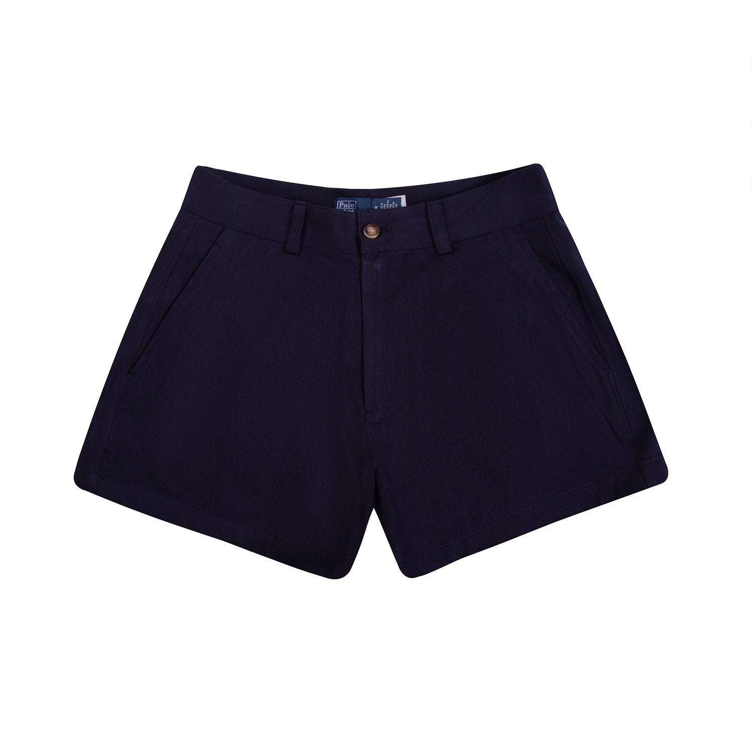 Test2-Ralph Lauren Women's Cotton Twill A-Line Tailored Shorts — front