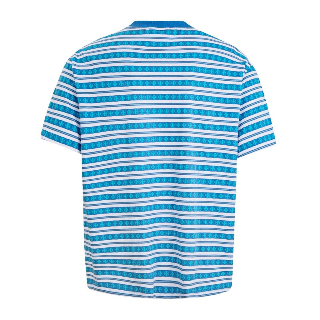 Test2-Chrome Hearts Striped Jacquard Knit T-Shirt — back