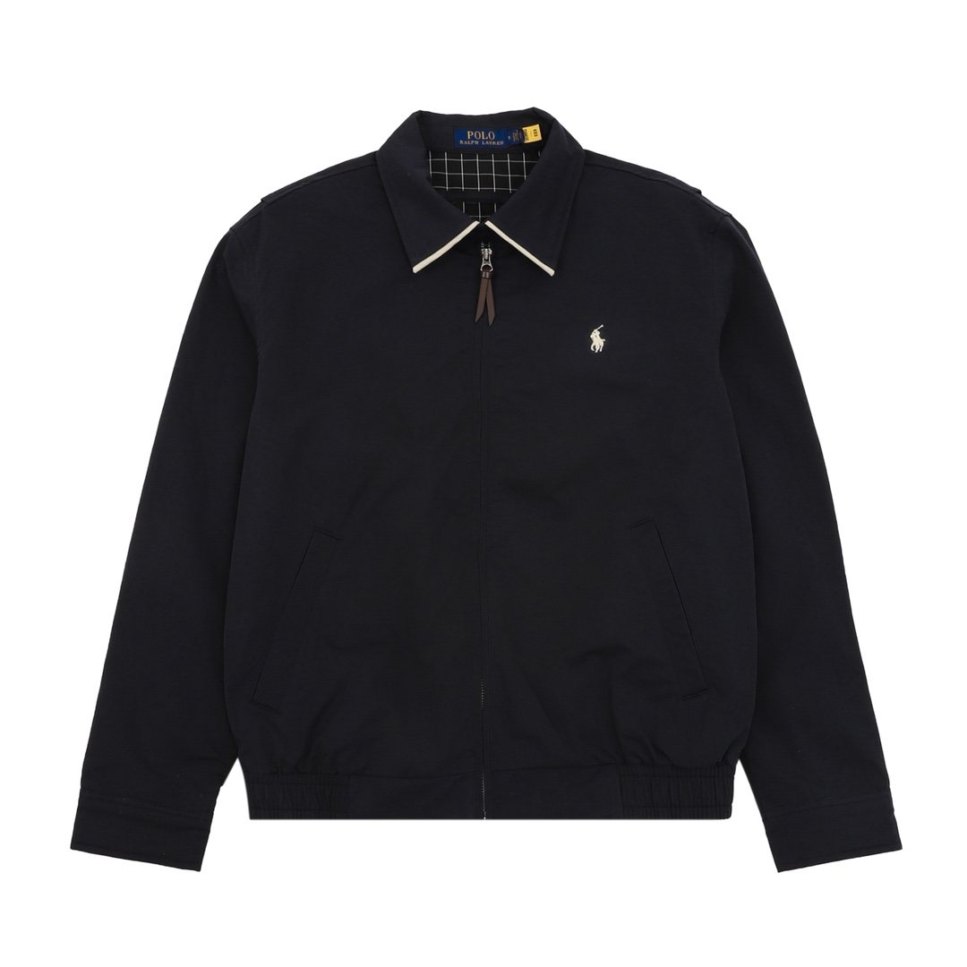 Test2-Ralph Lauren Embroidered Pony Zip-Up Jacket — front