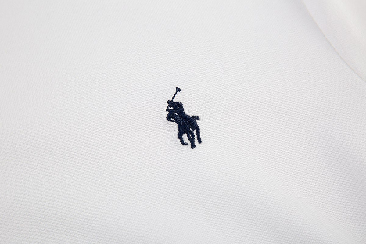 Test2-Ralph Lauren Embroidered Three-Button Henley Shirt — detail