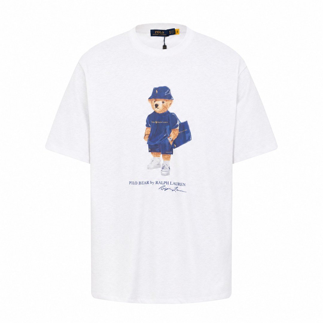 Test2-Ralph Lauren Polo Bear Graphic T-Shirt — front