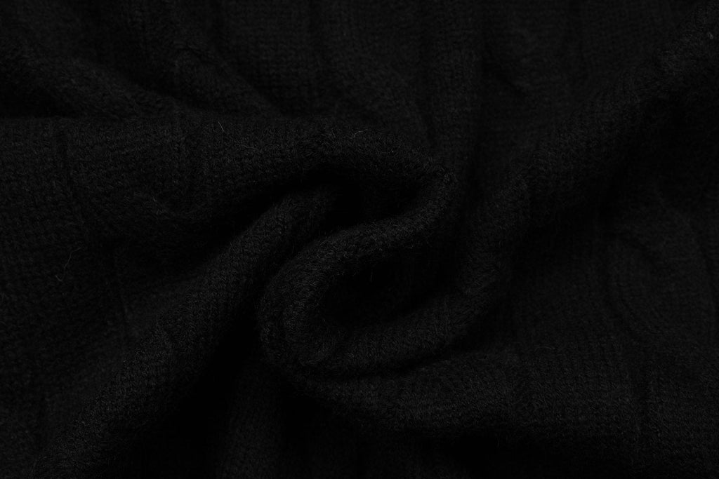 Test2-Ralph Lauren Cable-Knit Quarter-Zip Sweater — fabric