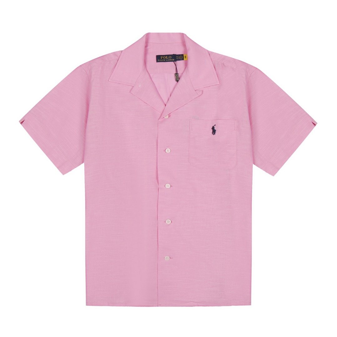 Test2-Ralph Lauren Camp Collar Pocket Shirt — front