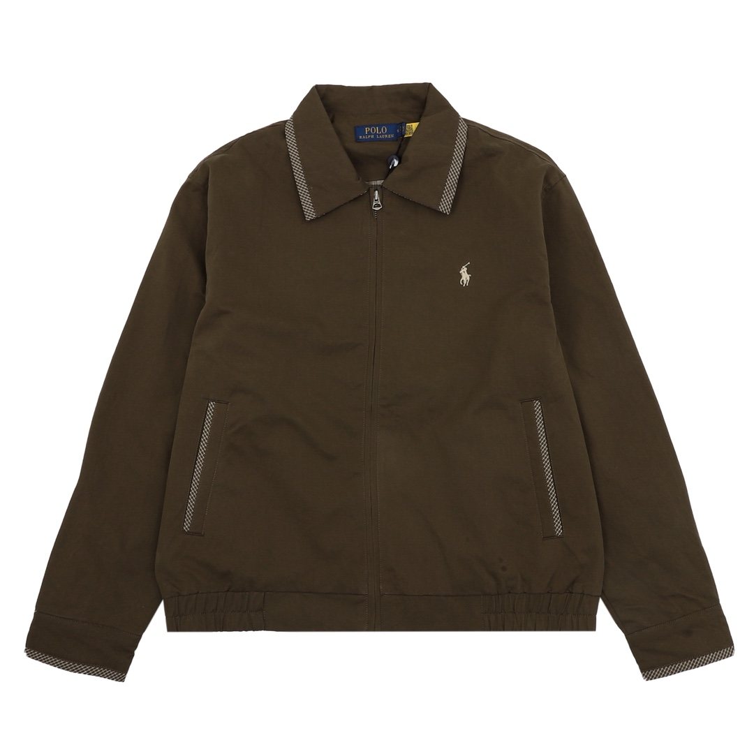 Test2-Ralph Lauren Embroidered Pony Zip Jacket — front