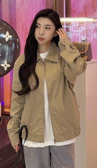 Test2-Ralph Lauren Embroidered Pony Zip Jacket — front